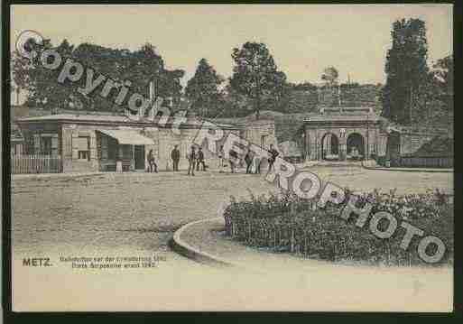 Ville de METZ Carte postale ancienne