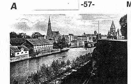 Ville de METZ Carte postale ancienne