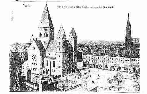 Ville de METZ Carte postale ancienne