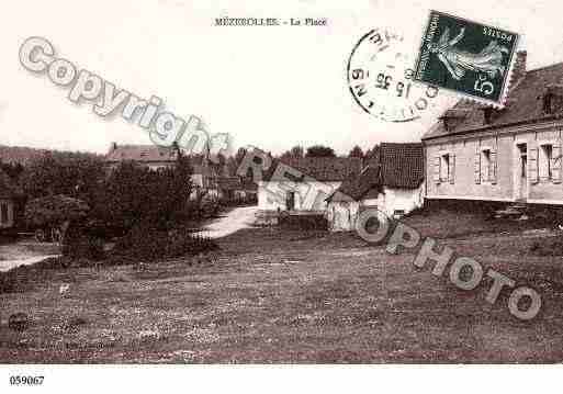 Ville de MEZEROLLES Carte postale ancienne