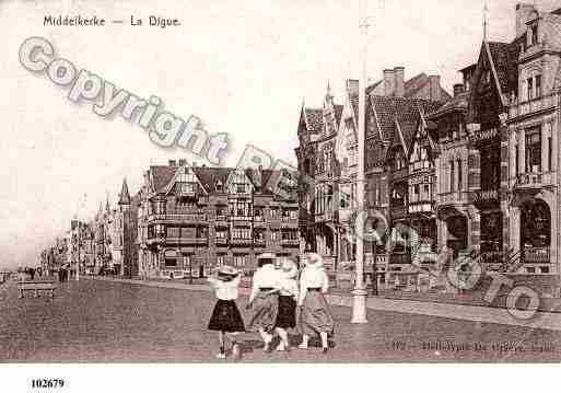 Ville de MIDDELKERKE Carte postale ancienne