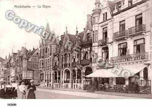 Ville de MIDDELKERKE Carte postale ancienne