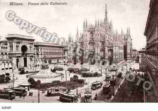 Ville de MILANO Carte postale ancienne