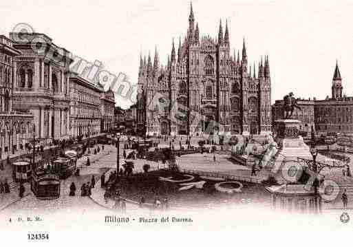 Ville de MILANO Carte postale ancienne