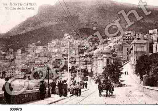 Ville de MONACO Carte postale ancienne