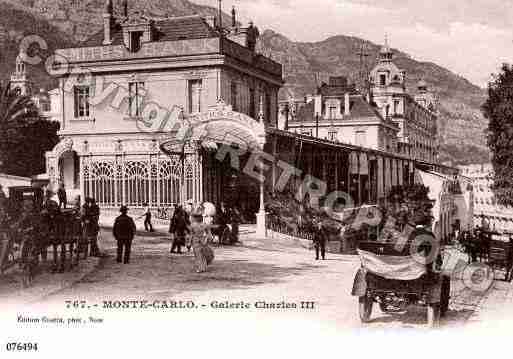 Ville de MONACO Carte postale ancienne