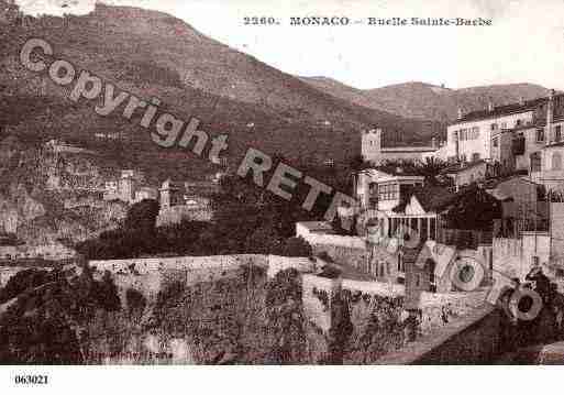 Ville de MONACO Carte postale ancienne