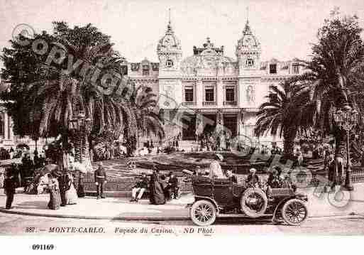 Ville de MONACO Carte postale ancienne