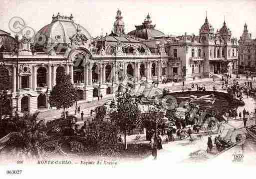 Ville de MONACO Carte postale ancienne