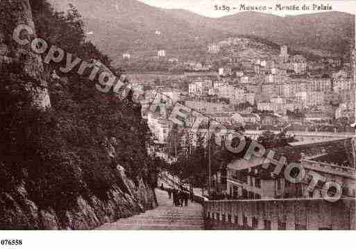 Ville de MONACO Carte postale ancienne