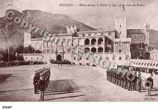 Ville de MONACO Carte postale ancienne