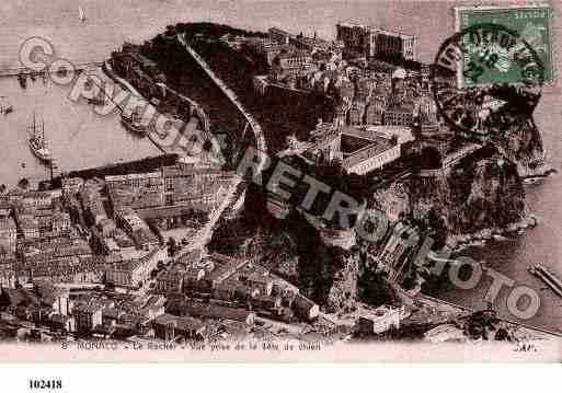 Ville de MONACO Carte postale ancienne