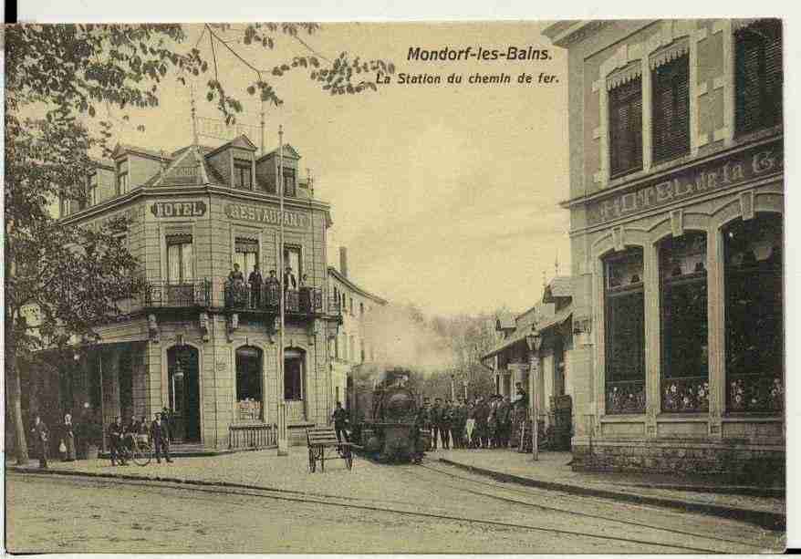 Ville de MONDORFLESBAINS Carte postale ancienne