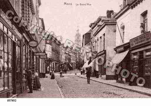 Ville de MONS Carte postale ancienne