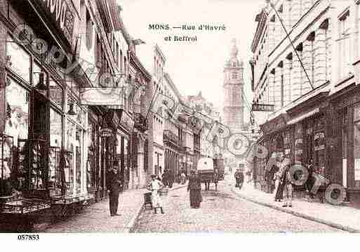 Ville de MONS Carte postale ancienne