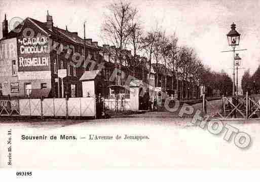 Ville de MONS Carte postale ancienne