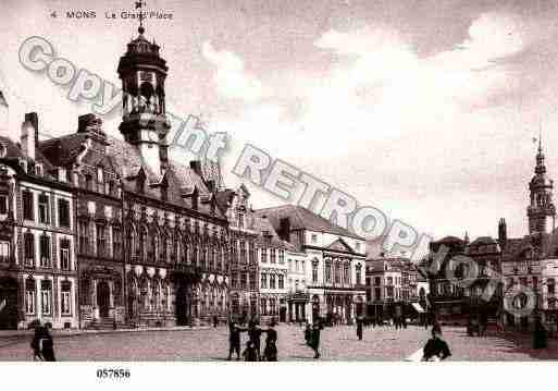 Ville de MONS Carte postale ancienne