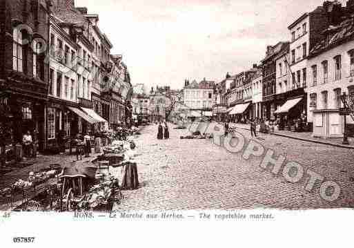 Ville de MONS Carte postale ancienne