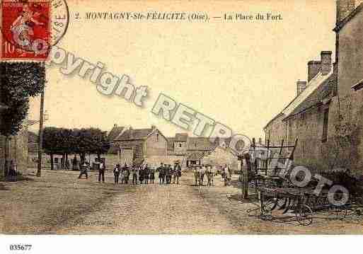 Ville de MONTAGNYSAINTEFELICITE Carte postale ancienne