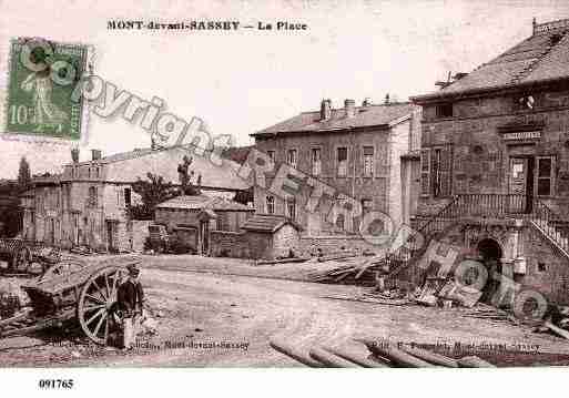 Ville de MONTDEVANTSASSEY Carte postale ancienne