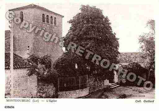 Ville de MONTDOUMERC Carte postale ancienne