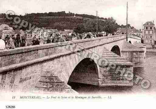 Ville de MONTEREAUFAUTYONNE Carte postale ancienne