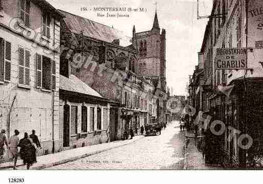 Ville de MONTEREAUFAUTYONNE Carte postale ancienne