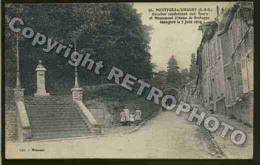 Ville de MONTFORTL\\\'AMAURY Carte postale ancienne