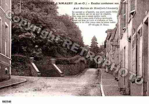 Ville de MONTFORTL\\\'AMAURY Carte postale ancienne