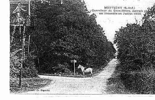 Ville de MONTIGNY Carte postale ancienne