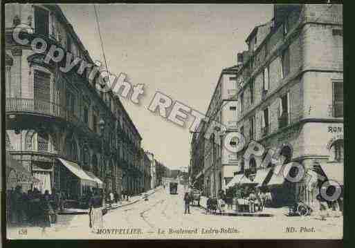 Ville de MONTPELLIER Carte postale ancienne