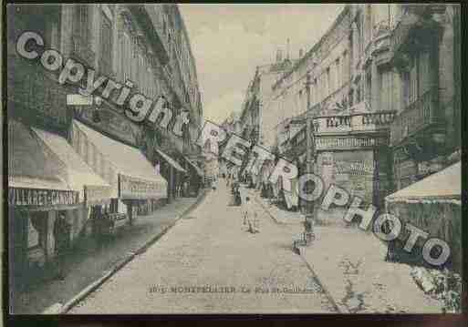 Ville de MONTPELLIER Carte postale ancienne