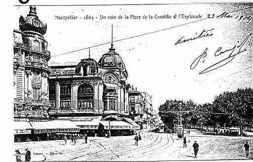 Ville de MONTPELLIER Carte postale ancienne