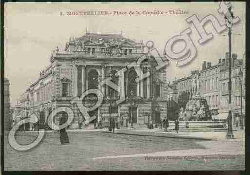 Ville de MONTPELLIER Carte postale ancienne