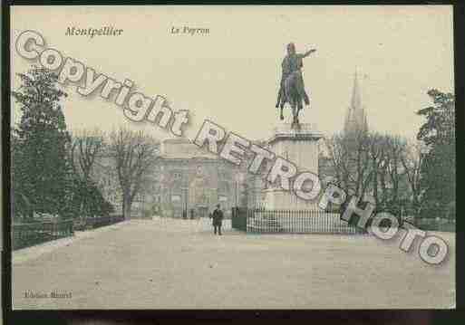 Ville de MONTPELLIER Carte postale ancienne