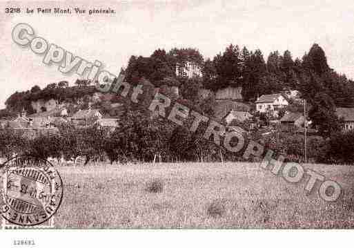 Ville de MONTSURLAUSANNE Carte postale ancienne