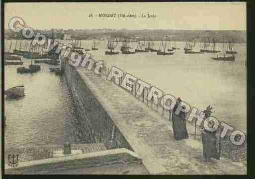 Ville de MORGAT Carte postale ancienne