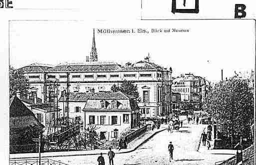 Ville de MULHOUSE Carte postale ancienne