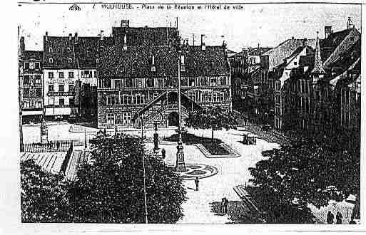 Ville de MULHOUSE Carte postale ancienne