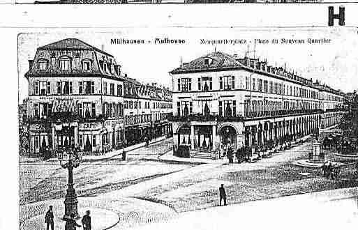 Ville de MULHOUSE Carte postale ancienne