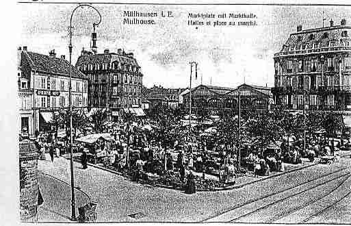 Ville de MULHOUSE Carte postale ancienne