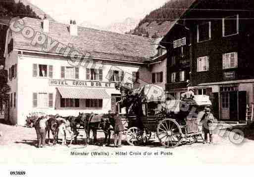 Ville de MUNSTER Carte postale ancienne