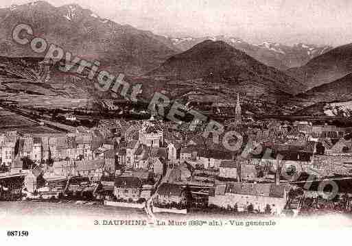 Ville de MURED\'ISERE(LA) Carte postale ancienne