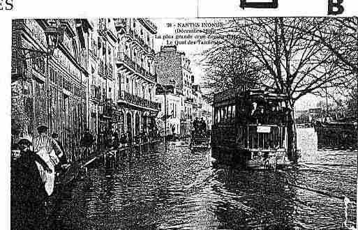 Ville de NANTES Carte postale ancienne