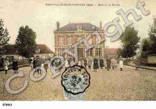 Ville de NEUVILLESURVANNE Carte postale ancienne