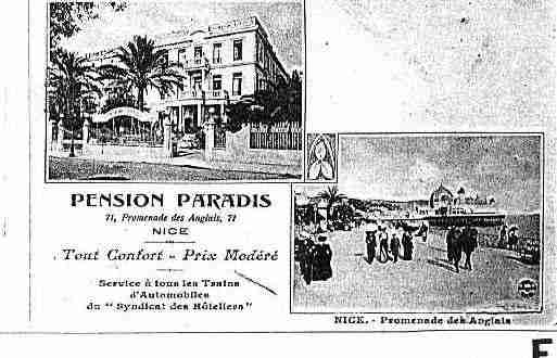 Ville de NICE Carte postale ancienne