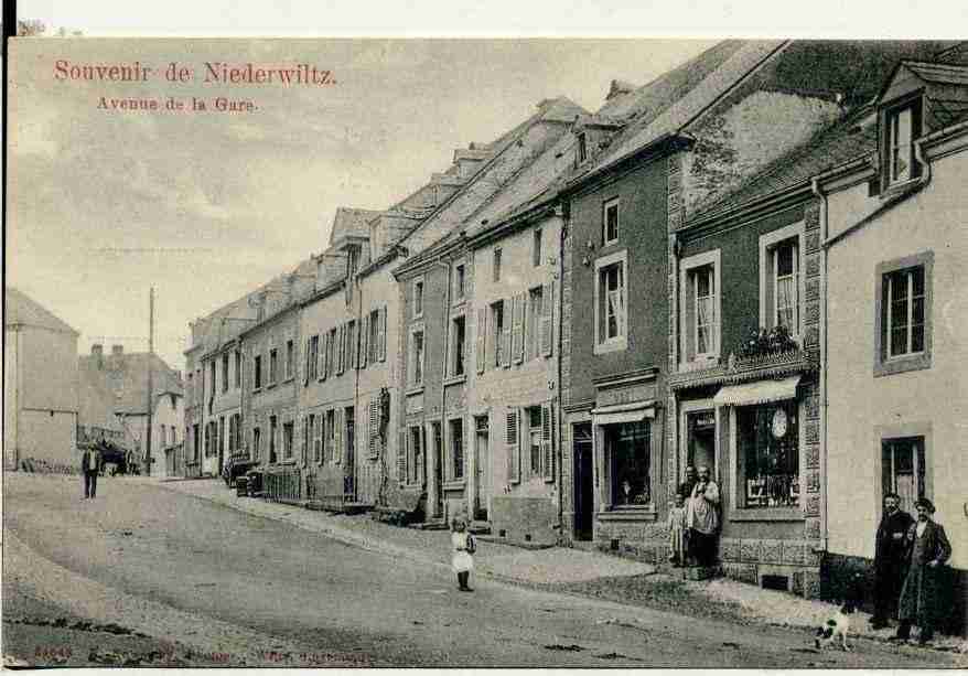 Ville de NIEDERWILTZ Carte postale ancienne