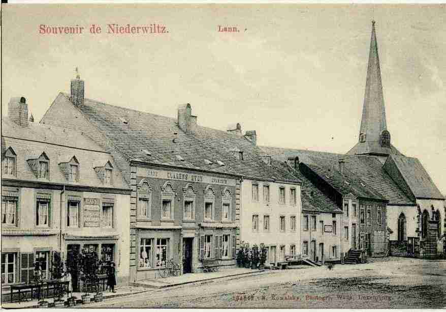 Ville de NIEDERWILTZ Carte postale ancienne