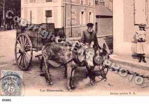 Ville de NIVERNAIS Carte postale ancienne