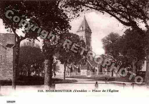 Ville de NOIRMOUTIERENL\'ILE Carte postale ancienne